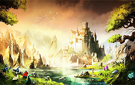 大型游戏高清背景/科幻背景