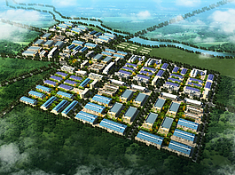 工业园区效果图图片