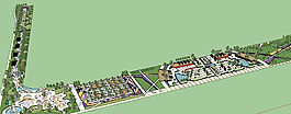 草图大师景观模型宜居图片