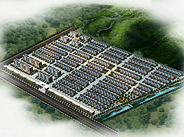 社区鸟瞰图片