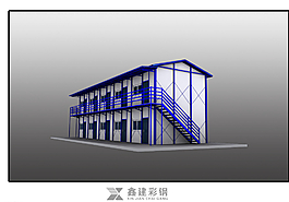 雅致彩钢房二楼图片