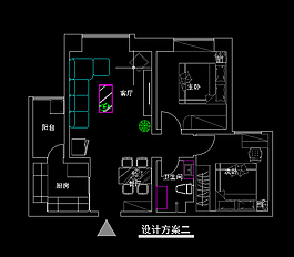 西溪诚园室内装饰设计平面图