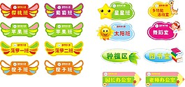 幼儿园儿童科室牌