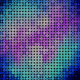 炫彩圆点马赛克背景