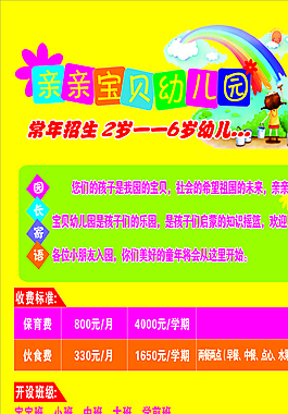 幼儿园展架图片