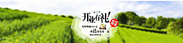 淘宝茶叶店开业促销海报psd图片
