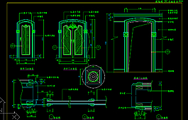 总统套房施工cad图纸素材下载