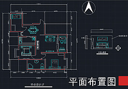 焦作市室内装修平面图分层文件