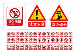 禁止提示牌