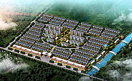 社区鸟瞰图片