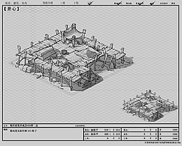 城邦建筑半成品4X4第二态
