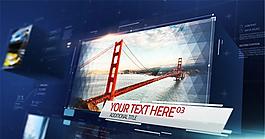 时尚大气震撼方盒子图片展示动画