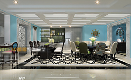 厨房效果图图片免费下载