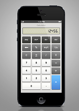 IOS计算器界面源文件图片