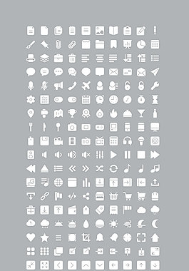 solid icon set