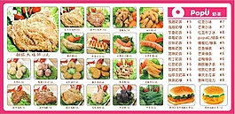 鸡排海报