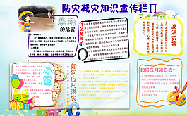 防灾减灾宣传栏图片