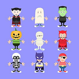 万圣节图标元素