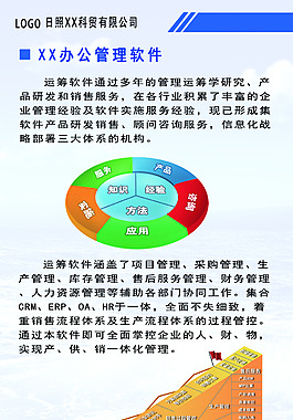 企业办公软件宣传册