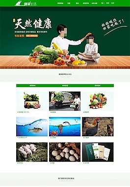 绿色清新discuz企业模板