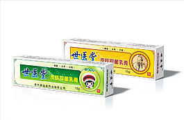 乳膏展开图图片