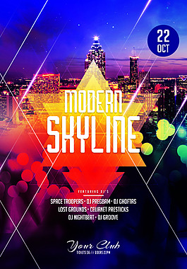 Modern Skyline Flyer