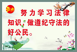 努力学习法律知识 做遵纪守法的好公民