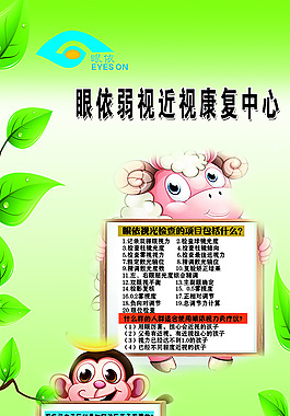 眼依视力展架