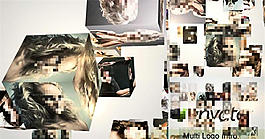 方盒子汇聚logo演绎AE模版