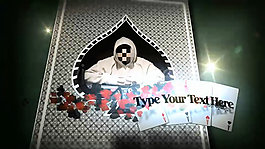 扑克牌特效展示AE模板