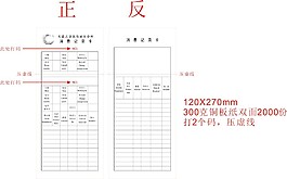 消费记录卡