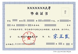 毕业证书