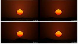 海边太阳实拍视频