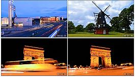 城市美景实拍视频