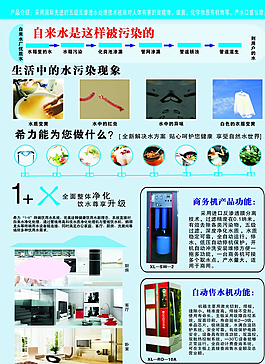 希力净饮水 净水器单页 饮水机图片