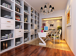 开放式书房图片