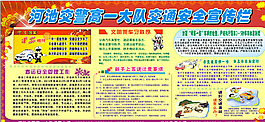 交警高速路板报图片