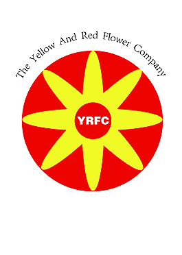 红黄花公司标志矢量设计