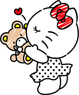 hello kitty 小熊 bear
