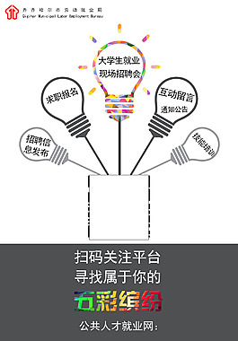 就业局海报设计