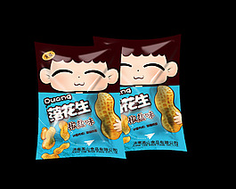 寅旺 花生 零食 包装设计个性包装设计