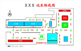 逃跑路线图