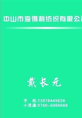 名片模板 五金灯饰 平面设计_0305