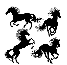 匹棕色的马图片_匹棕色的马素材_匹棕色的马模板免费下载-六图网