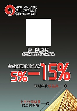 金融理财P2P易拉宝