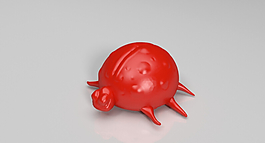 迟钝的瓢虫3D打印模型