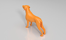 狗3D打印模型