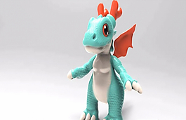 小龙3D打印模型