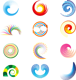 螺旋logo设计图