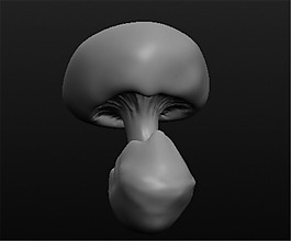 蘑菇3D打印模型